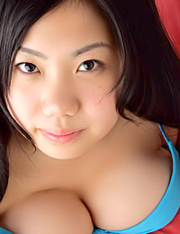 Miho Takai is a naughty Asian babe with big bosom.